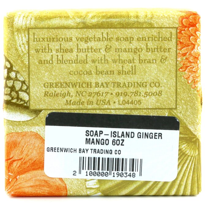 GREENWICH BAY TRADING CO SOAP-ISLAND GINGER MANGO 6OZ