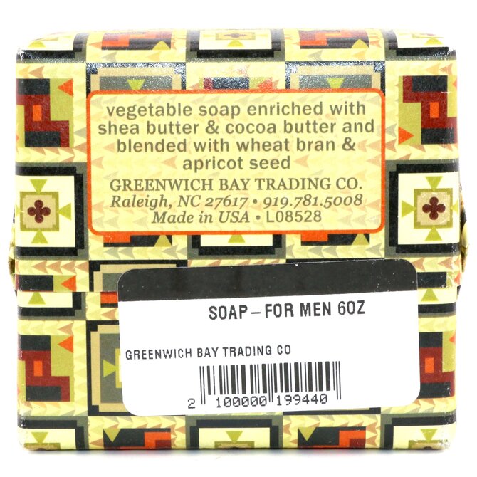 GREENWICH BAY TRADING CO SOAP-FOR MEN 6OZ