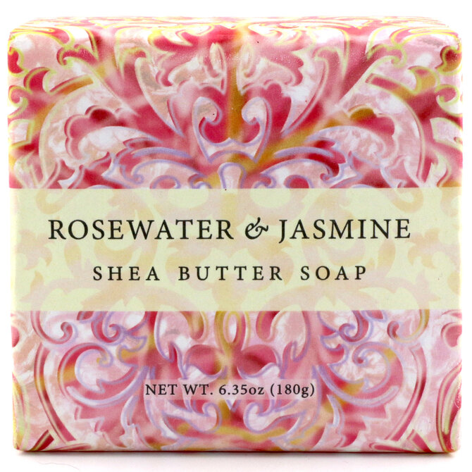 GREENWICH BAY TRADING CO SOAP-ROSEWATER JASMINE 6OZ