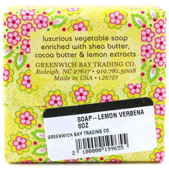 GREENWICH BAY TRADING CO SOAP-LEMON VERBENA 6OZ
