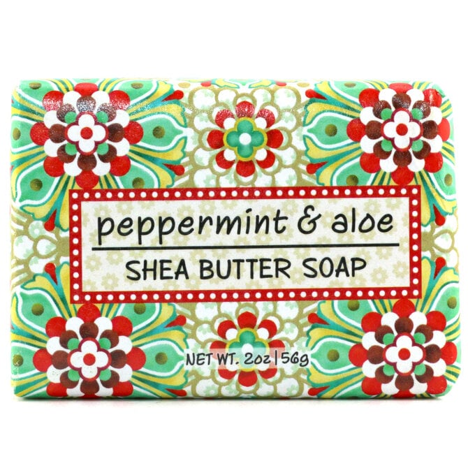 GREENWICH BAY TRADING CO MINI SQ-PEPPERMINT/ALOE 2OZ