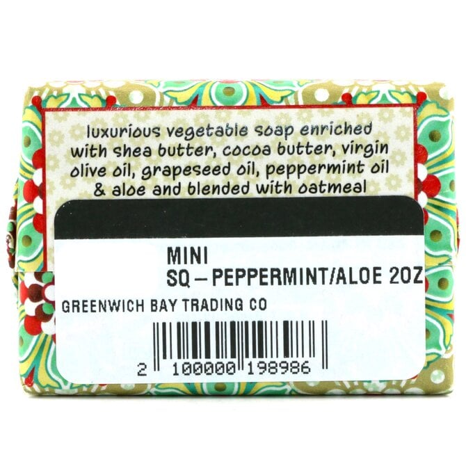 GREENWICH BAY TRADING CO MINI SQ-PEPPERMINT/ALOE 2OZ