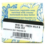 GREENWICH BAY TRADING CO MINI SQ-FRESH MILK & SHEA 2OZ