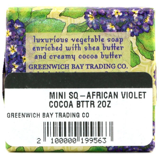 GREENWICH BAY TRADING CO MINI SQ-AFRICAN VIOLET COCOA BTTR 2OZ