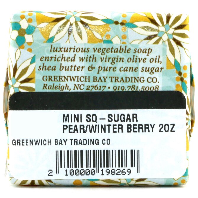GREENWICH BAY TRADING CO MINI SQ-SUGAR PEAR/WINTER BERRY 2OZ