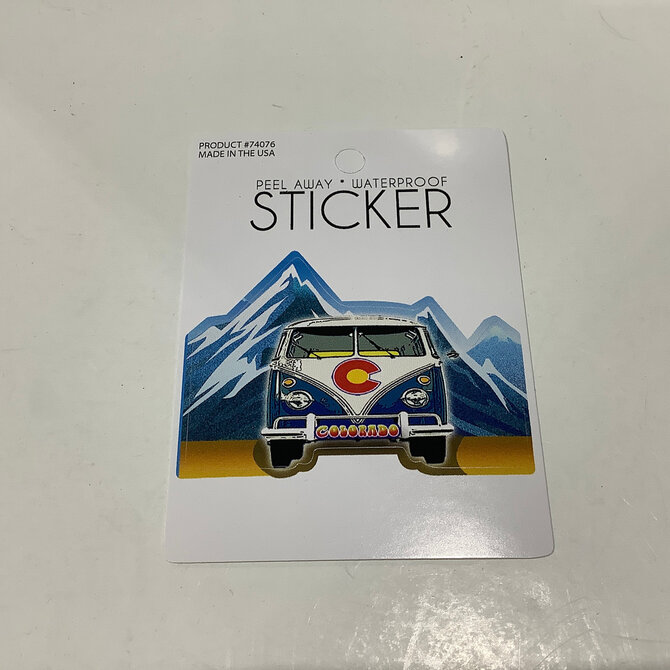 LAURIE LAMBES GREAT STUFF STICKER-CO BUS HEAD ON COLORADO