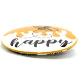 BUTTON PIN FUN PIN-RND HONEY DRIP BEE HAPPY