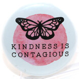 BUTTON PIN FUN PIN-RND KINDNESS CONTAGIOUS