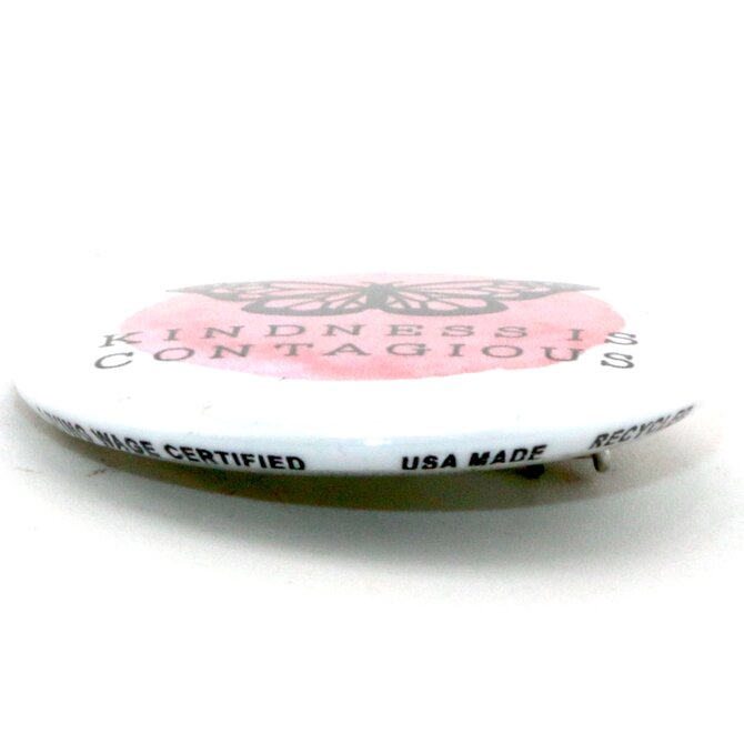 BUTTON PIN FUN PIN-RND KINDNESS CONTAGIOUS