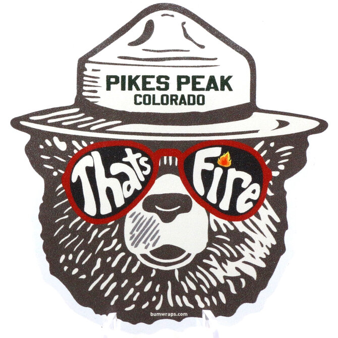 Bumwraps Inc STKR-THATS FIRE BEAR PP/CO