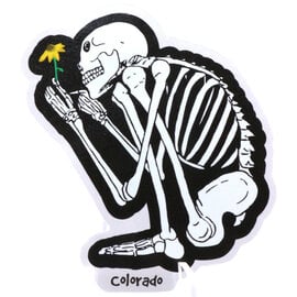 Bumwraps Inc STKR-SKELETON W/ FLWR CO