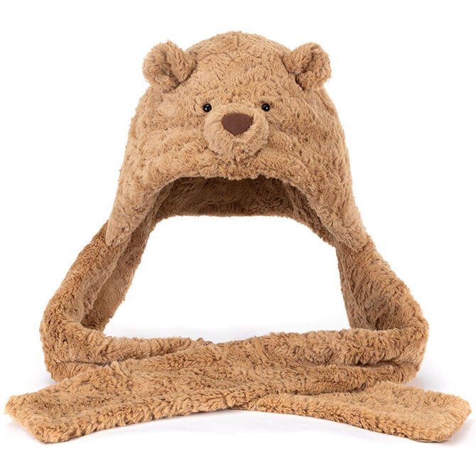 Jelly Cat Inc HAT/HOOD-BARTHOLOMEW BEAR BUNDLESNUG