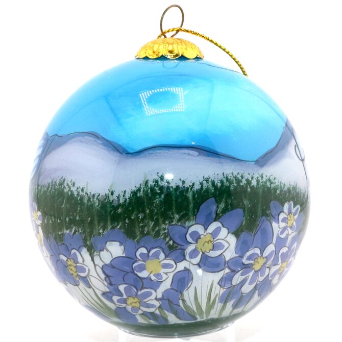 Art Studio Co Ornament-Columbine Pikes Peak