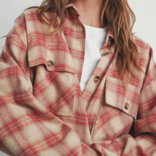 BUTTERMELON Shirt-Plaid Long Sleeve