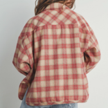 BUTTERMELON Shirt-Plaid Long Sleeve
