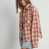 BUTTERMELON Shirt-Plaid Long Sleeve