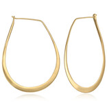 Satya Jewelry E-MINIMALIST GOLD HOOP
