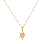 Satya Jewelry N-16" MOONSTONE SUNBURST