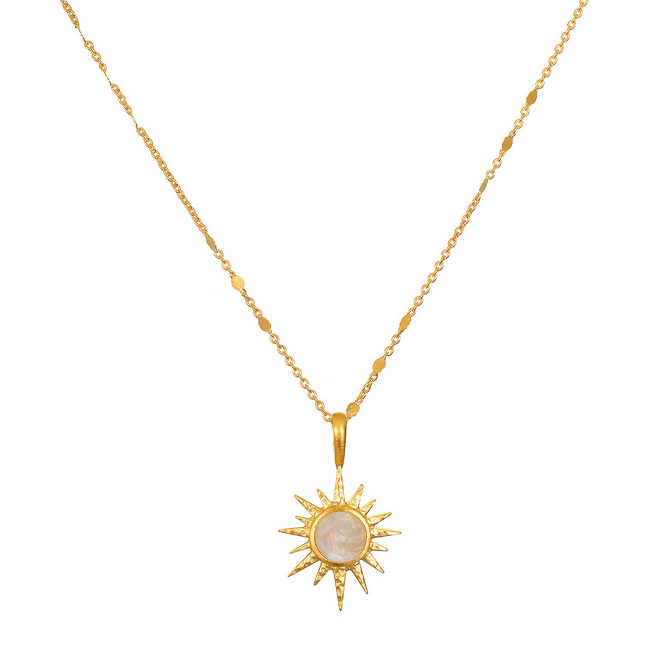 Satya Jewelry N-16" MOONSTONE SUNBURST
