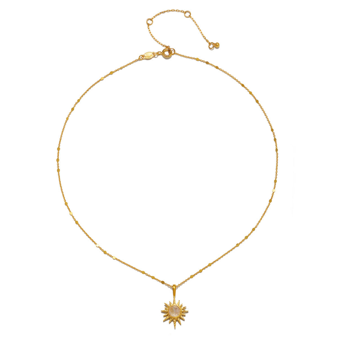 Satya Jewelry N-16" MOONSTONE SUNBURST
