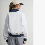 BUTTERMELON Sweatshirt-Cozy Contrast Turtleneck