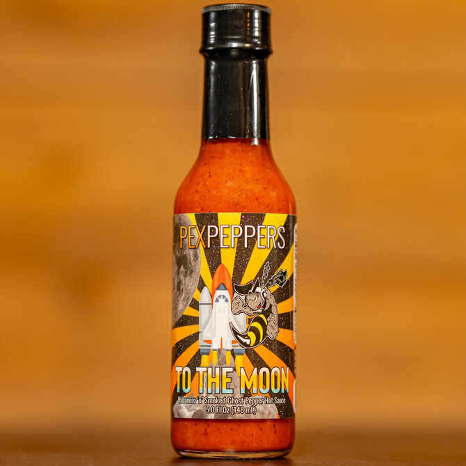 PEXPEPPERS HOT SAUCE SAUCE-TO THE MOON 5OZ