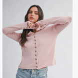 AEMI + CO Cardi-Cropped w/ Buttons