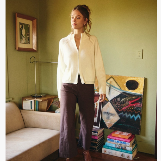 in february Jacket-Sweater 2 Way Zip