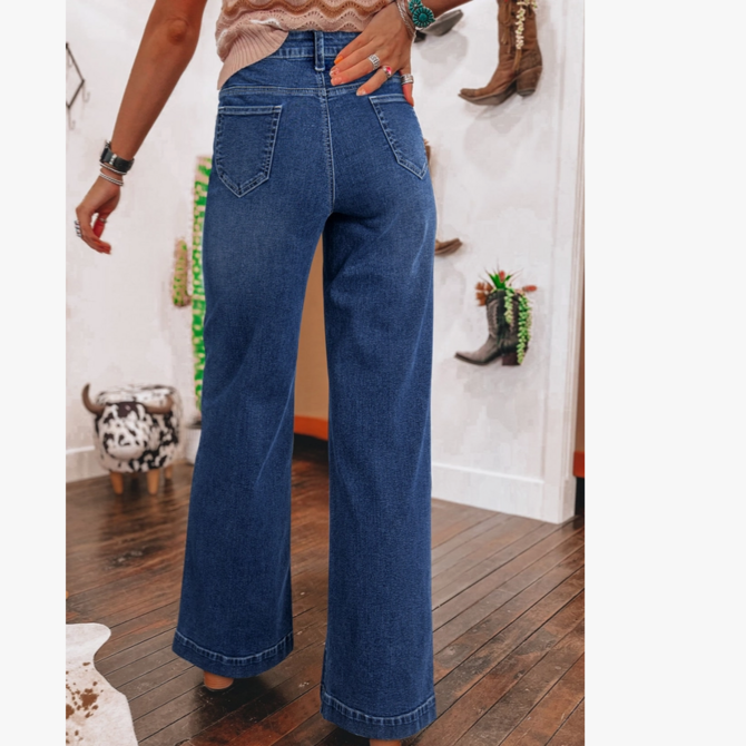 HIDDENBRAND Jean-Retro Hi Rise Straight Leg