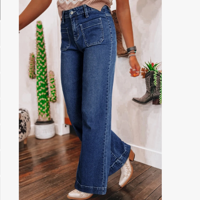HIDDENBRAND Jean-Retro Hi Rise Straight Leg