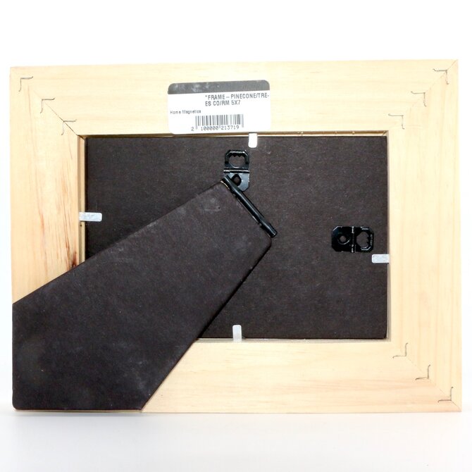 Home Magnetics *FRAME-PINECONE/TREES CO/RM 5X7