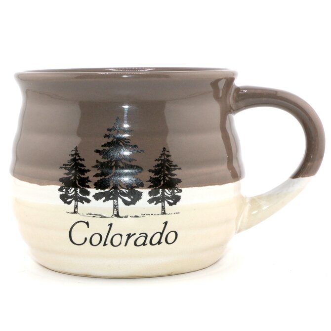 Lipman Gifts MUG-TREES 2 TONE CO 13OZ