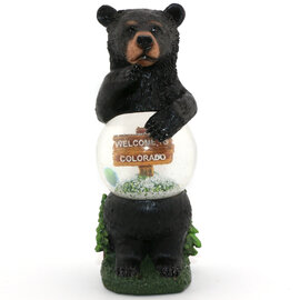 Sanborn Souvenir Co. Inc. SNOWGLOBE-BEAR W/ BELLY COLORADO