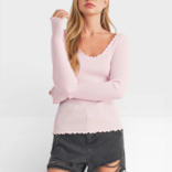 AEMI + CO Top-Thermal Lettuce Edge Long Sleeve