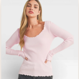 AEMI + CO Top-Thermal Lettuce Edge Long Sleeve