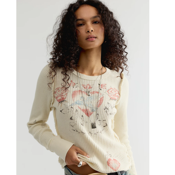 FREE PEOPLE Tee - Lucky Locket
