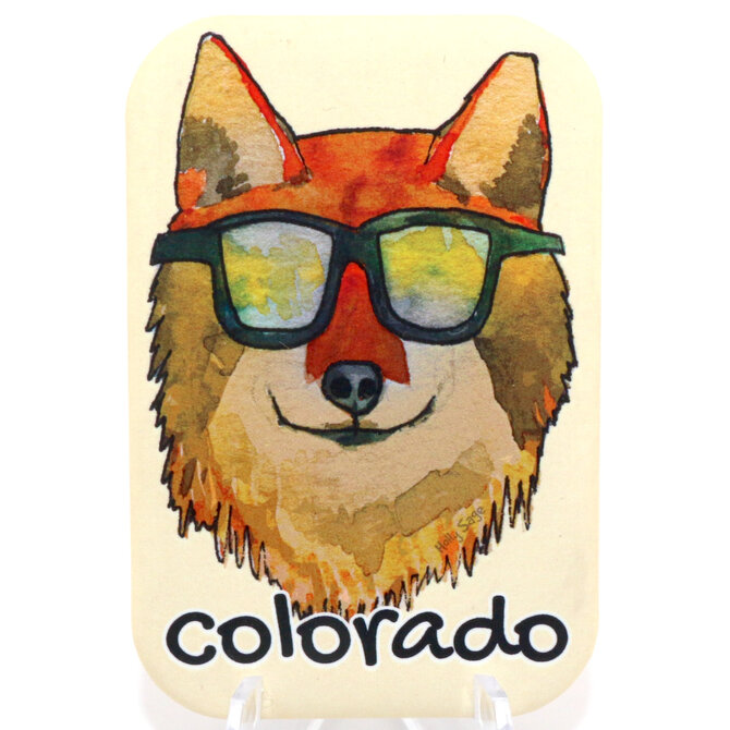 HOLLY SAGE ART MAG-COOL COYOTE/SUNGLASSES CO