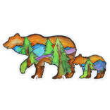 HOLLY SAGE ART STKR-BEARS MAMA/CUB