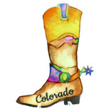 HOLLY SAGE ART STKR-COWBOY BOOT CO