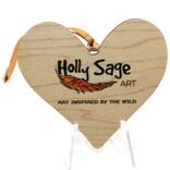 HOLLY SAGE ART ORN-HEART "C" MNTS
