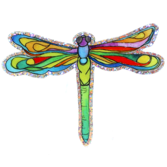 HOLLY SAGE ART STKR-DRAGONFLY DREAM GLITTER