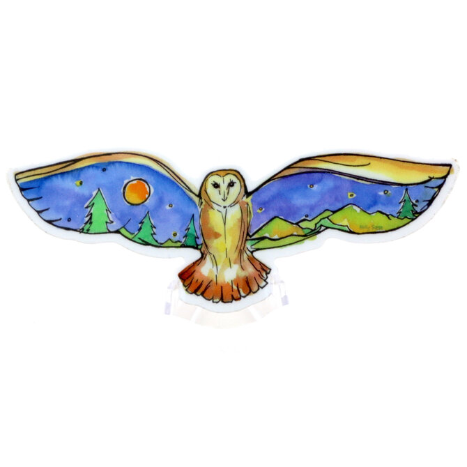 HOLLY SAGE ART STKR-OWLSCAPE