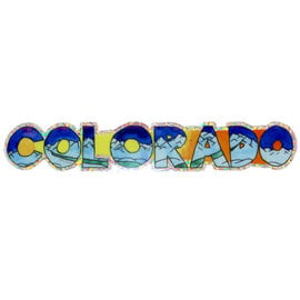 HOLLY SAGE ART STKR-COLORADO LANDSCAPE GLITTER