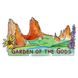 HOLLY SAGE ART STKR-GOG ROCKS/FLOWERS