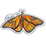 HOLLY SAGE ART STKR-BUTTERFLY SHINE ON GLITTER