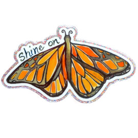 HOLLY SAGE ART STKR-BUTTERFLY SHINE ON GLITTER