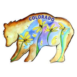 HOLLY SAGE ART STKR-BEAR WILDFLOWERS CO
