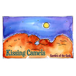 HOLLY SAGE ART STKR-GOG KISSING CAMELS