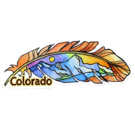 HOLLY SAGE ART STKR-FEATHER SUNSET MNT CO
