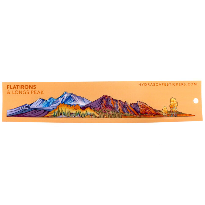 Hydrascapes MINI STKR-FLATIRONS/LONGS PEAK